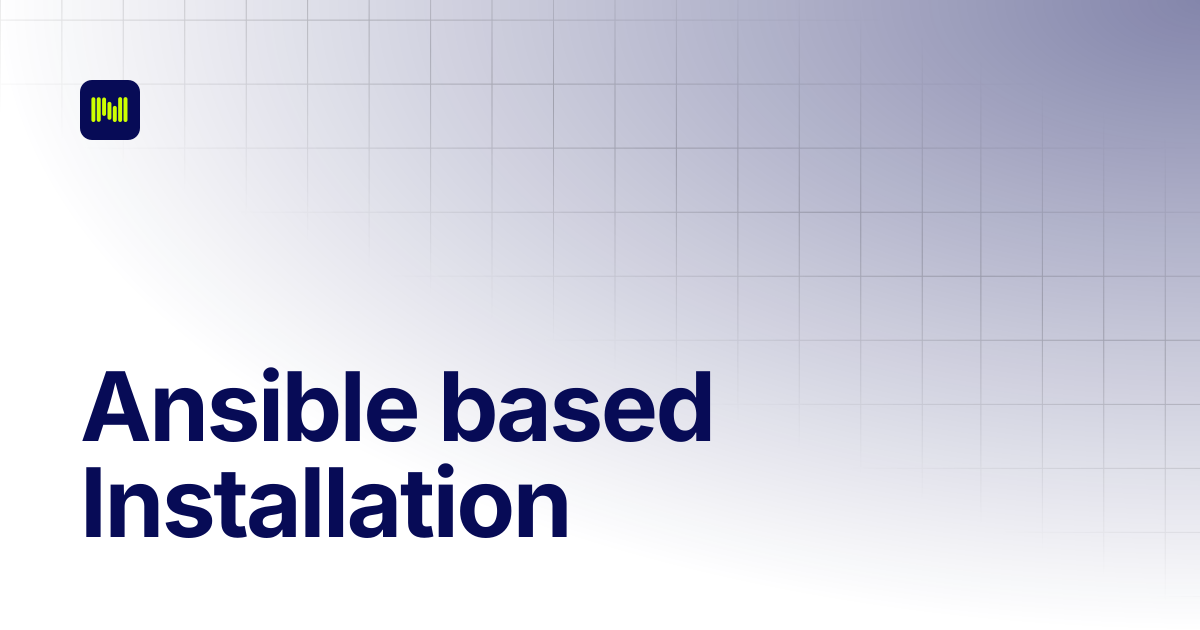 Ansible based Installation | Nodeum Docs