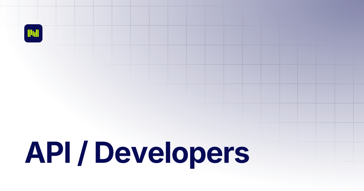 API / Developers | Nodeum Docs