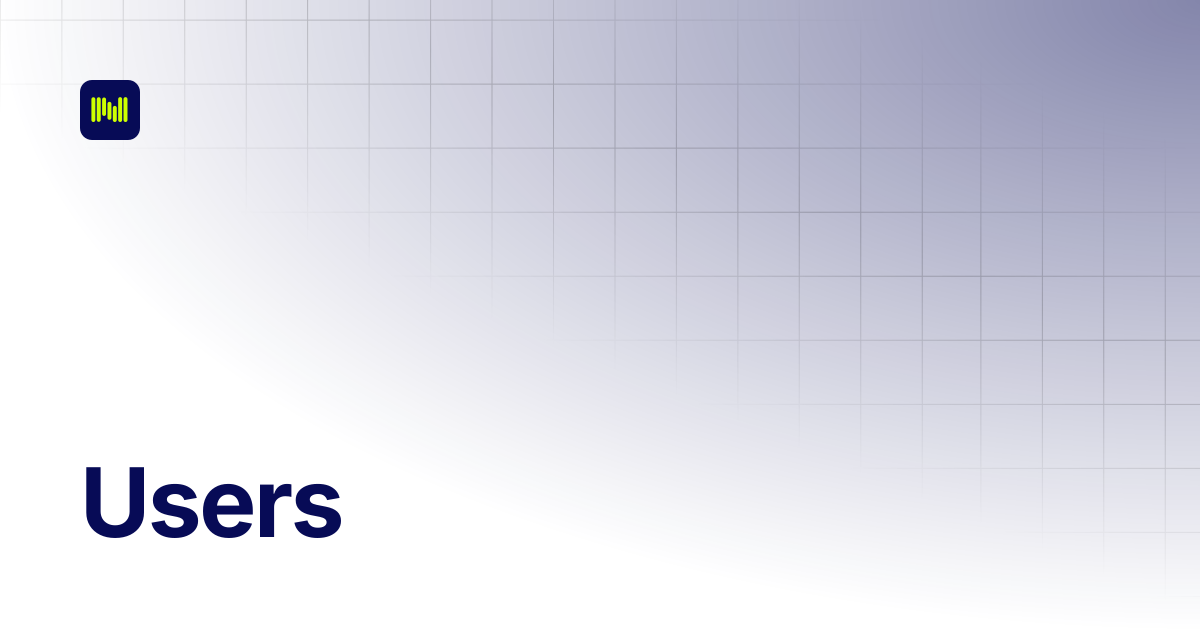 Users | Nodeum Docs
